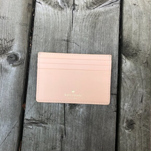 Kate Spade Card Holder Wallet Red - Picture 2 of 5